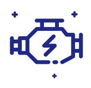 Ikonka przedstawiająca silnik elektryczny w sprzęcie fitness naprawa