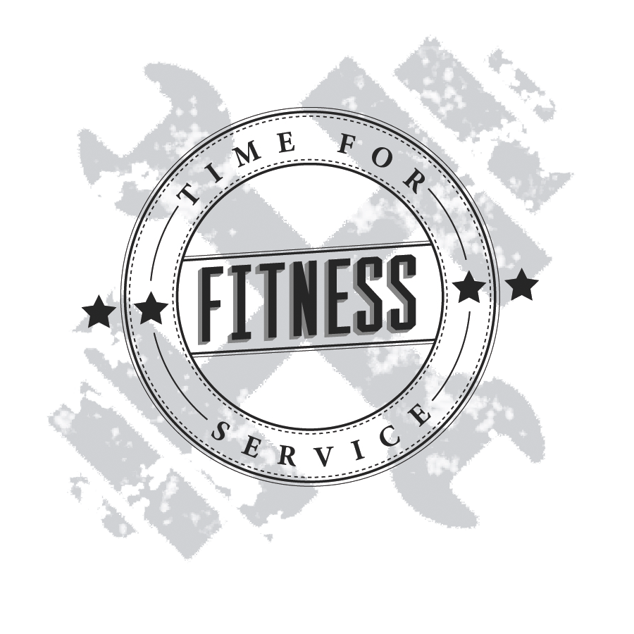 Logo Time for Fitness Service